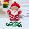 Venta Caliente Transfronteriza Llavero Colgante Navideño de Plástico Suave Muñeco Estéreo de PVC Adorno para Bolsa Cadena para Teléfono Móvil Fabricante
