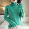 Lapela alta Raglan camisola de malha mulheres de gola alta engrossada pullover manga comprida camisa de fundo de malha camisola interior superior feminina