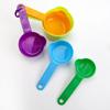 Juego de 10 cucharas medidoras de plástico para hornear, con cuchara medidora y ajuste multifunción, para grabado en relieve.