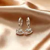 Pendientes de Caballo Mecedor de Hielo Triturado CNC para Mujer, Pendientes de Alta Gama Modernos y Personalizados, Accesorios Versátiles para Ropa de Trabajo Diaria del Año del Caballo