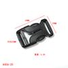 Spot 25mm fivela de plástico preto alça de ombro fivela borboleta fivela mochila fivela ajustável criança e mãe cintura bolsa acessórios