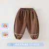Pantalones para bebé con forro polar para abrigar, pantalones de chándal para bebé, pantalones jogger para recién nacido, pantalones largos, ropa para bebé, pantalones para niños de otoño e invierno