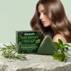 Barra de Shampoo Suave 3 em 1 GleamXi Limpa o couro cabeludo, amacia os cabelos e tem uma fragrância natural e refrescante