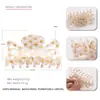 Grampo de Cabelo Estilo Japonês PVC Estampa de Leopardo Grande Grampo de Cabelo Simples Estilo Coreano Garra Fixadora de Cabelo Clipe Vertical Grampo de Cabelo para Adulto