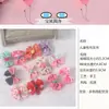Nuevo clip para el pelo dulce para niños, lazo de tela con estampado, clip para el pelo, bolsa completa, clip BB de tela, accesorios para el pelo brillantes, venta al por mayor
