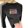 Camiseta de manga larga de forro polar 2026 otoño e invierno para niños y bebés, capa base de cuello redondo, top cálido cepillado para niñas