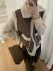 Chaleco de Ante y Lana de Cordero de Alta Calidad para Mujer Otoño e Invierno 2024 Casual Negro Piel Una Pieza Abrigo Corto Ropa de Otoño