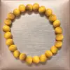 Pulseira de Pedra Imitação Olho de Tigre 8mm, Imitação de Jade Retrô, Pulseira de Contas Redondas Gradiente Multicolorida Xiyin Temu Mais Vendida