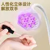 Lâmpada de fototerapia para armazenamento de unhas elétrica de mesa Lâmpada com sensor de cabeça de diamante Secagem rápida de cola de cozimento Nova ferramenta portátil dobrável para adesivos de unha