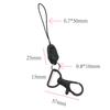En stock fabricantes al por mayor 20 colgante de cincha accesorios de cordón hebilla de perro de aleación de zinc hebilla de metal hebilla de gancho hebilla de rayo