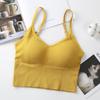 Kaka Mismo Estilo Espalda Hermosa Talla Extra Grande Edición Plus Sujetador Envolvente de Pecho sin Aro de Acero Sujetador Sling Tirante Ajustable Ropa Interior Base para Mujer