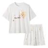 Novos Pijamas para Mulheres 2025, Shorts de Manga Curta de Verão Que Podem Ser Usados Fora de Casa, Conjunto Fofo de Desenho Animado Estilo Princesa Doce para Casa