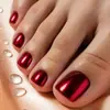 Adesivos de Unha do Pé Elegantes e que Realçam a Pele, Venda Quente Transfronteiriça, Adesivos de Unha do Pé Removíveis, Unhas para Pés para Venda no Atacado