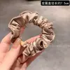 Nuevas scrunchies de alta gama, color sólido, alta elasticidad, que no dañan el cabello, perfectas para coletas y chongos, accesorios para el cabello simples y elegantes para el uso diario