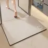 Tapete de Chão Antiderrapante de Veludo para Banheiro, Tapete Absorvente para Banheiro, Tapete para Pés de Secagem Rápida para Banheiro, Tapete de Porta de Banheiro
