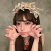 Faixa de Cabeça Halloween Esqueleto Vento Sombrio Acessórios de Cabelo Cosplay Lolita Morto-Vivo Vampiro Faixa de Cabeça de Renda