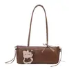 Bolsa Retro de Estampa de Leopardo de Nicho para o Dia a Dia de Mulheres 2026 Nova Moda Bolsa de Ombro/Axila com Toque de Luxo, Bolsa de Mão Bolsa Baguete