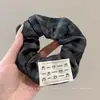 Acessório de cabelo elástico, estilo jovem, scrunchie moderno novo de 2025, headwear de tecido de malha elegante de verão para mulheres