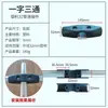 16 1922 2532mm Tubería de Acero Inoxidable Conector de Plástico Accesorios para Tendedero Estante de Tubo Redondo Conectores de Dos, Tres, Cuatro, Cinco Vías