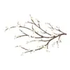 Estilo Artístico Galho de Flor Branca Adesivos de Parede Autoadesivos Sala de Estar Quarto Parede de Fundo Decoração de Casa Adesivos Br63840