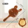 Pente de Sandália Esculpida em Desenho Animado com Cabeça de Almofada de Ar Pente de Massagem Meridianos Pente de Bolsa de Ar de Madeira Crânio Alto Artefato Fofo