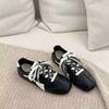 Plata Líquida Ligera Transpirable Aumento Interno Punta Cuadrada Zapatos Deportivos Forrest Gump Primavera y Verano Nuevo Versátil Casual Zapatos de Papá con Cordones