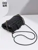 2026 Nuevo Bolso de Mano Tejido Hecho a Mano, Bolso Nube Personalizado, Moderno Bolso de Cadena Clip Shell para Mujer de Hombro Cruzado