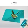 Chapa Colorida de PVC Espelho Refletivo Dupla Face Placa de Reflexão Acrílica Filme Plástico A4 Fotografia de Casamento