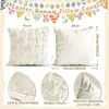Funda de Almohada Conejito de Pascua en Ins Funda de Cojín de Conejo Blanco Lindo Sala de Estar Dormitorio Muebles Suaves Festival Abrazo