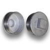 Magang galvanizado plug encanamento tubo de encaixe quatro cantos fio externo plugue ferro plugue cabeça atacado ferro galvanizado fio externo X20