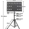 Suporte Dobrável para Partitura Suporte de Partitura Perfurador Tipo Sem Furo Altura Ajustável Partitura Suporte para Guzheng Tambor Acessórios para Instrumentos Qin Suporte Especial para Partitura
