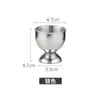Soporte para Huevos de Acero Inoxidable 304 Soporte para Huevos Soporte Creativo para Huevos Taza para Huevo Copa para Vino Blanco de Acero Inoxidable Copa de Vino Pequeña