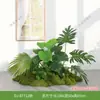 Plantas verdes artificiais em vasos, decorações grandes de chão para varandas, exposições de paisagismo, escadas internas e vitrines internas