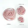 Flores de Lirio y Rosa Hechas a Mano 3cm 4.5cm 6.5cm Accesorios DIY para Adornos de Cabello, Vestidos de Boda y Accesorios de Ropa