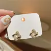 Brincos Coreanos Dongdaemun 2025 Novos Tendência Agulha de Prata Totalmente Diamantados Quadrados Geométricos Personalizados Brincos Quadrados Elegantes