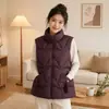 Colete de Algodão Feminino TEMU para Outono e Inverno, Colete Acolchoado Leve, Novo Modelo Popular 2026, Colete de Inverno Plus Size