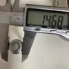 Parafuso para Madeira com Ponta Hexagonal 410, Corte de Cauda, Dente Alto e Baixo, com Arruela de Vedação Conectada de Aço Inoxidável 304 6.3*50