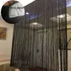 Cortina de Hilo Cifrado con Cuentas de Cristal Cortina Divisoria de Dormitorio Cortina de Puerta de Boda Cortina de Cuentas Cortina de Borlas para Sala de Estar Cortina Decorativa para Entrada de Hotel