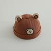 Chapéu de bebê super fofo estilo chinês, chapéu de senhorio, orelhas de urso, moda chapéu para meninos e meninas de 2 a 4 anos, chapéu de abóbora