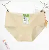 353 Venda Direta da Fábrica Calcinhas Triângulo 100% Algodão para Meninas, Tamanho Grande, Cor Sólida, Cintura Média, Respiráveis e Confortáveis