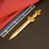 Latão Pixiu Seven Star Kendo Instrumento Todo Cobre Feito à Mão Espada Sólida Chinesa Decoração de Presente para Casa Ornamentos