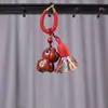 Tangma Caballo Gordo Hazte Rico al Instante Colgante Llavero de Madera Caballo del Zodiaco Adorno Seguro y Lindo Borla Encanto para Bolsa