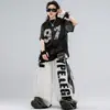 Ropa de Performance Hip-Hop para Niños, Trajes de Baile de Verano Hip-Hop para Niños, Trajes de Baile de Jazz Hip-Hop Modernos y Geniales para Niñas