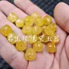 Cuentas de Jade Amarillo Estilo Antiguo, Cuentas Sueltas, Cuentas Cilíndricas de Jade de Roca de Cuarzo, Accesorios de Cuentas para Pulsera Collar de Bricolaje