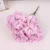 Paquete de 54 Piezas de Flor de Hortensia Artificial Paleta de Hortensia Boda Ramo Retro de Tela de Hortensia Color Otoño Hogar Exportación