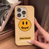 Letras grandes sonrientes para funda de iPhone16pro Apple 15Plus nuevo 13 funda suave 12 todo incluido 7/8