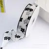 Cinta Flocada de 2.5-4 cm con Diseños Florales y de Corazón, Serie Versátil Estilo Coreano Lazo DIY