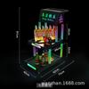 Carro LED emisor de luz para bar KTV de club, multicapa, para vino extranjero, pastel de cumpleaños, carro de vino móvil