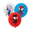 Globos de Látex de 12 Pulgadas Transfronterizos: Spider-Man, Pokemon, Patrulla Canina, Mario, Marvel, Varios Globos de Dibujos Animados