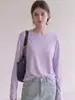Camiseta de manga larga con protección solar de seda helada de dopamina para mujer, estilo corto de verano, top fino, chic y petite para aire acondicionado